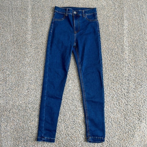 Calzedonia Skinny Jeans Women's Small High Rise Stretch Denim Medium Wash Casual - Picture 1 of 6